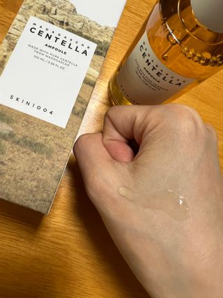 [스킨1004] 마다가스카르 센텔라 앰플 100ml — 5점을 준 리뷰어가 2024년 5월 올린 사용 사진