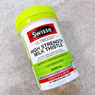 Swisse 스위스 고함량 밀크씨슬 35,000mg 60정 — 5점을 준 리뷰어가 2021년 11월 올린 사용 사진
