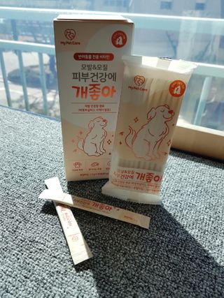 My Pet Care 모발과 모질 피부건강에 개좋아 — 5점을 준 리뷰어가 2021년 2월 올린 사용 사진