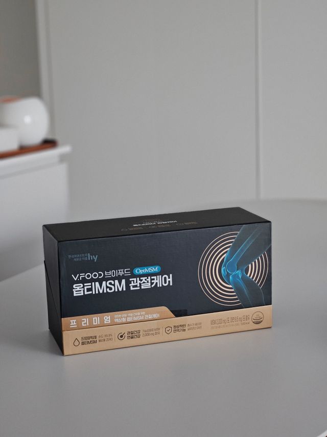 [브이푸드] 옵티MSM 관절케어 (70ml x30포) 리뷰 사진