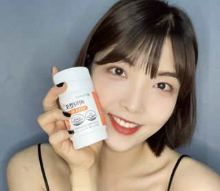 프리마인 성큼다가온 봄, 이너뷰티를 챙겨야 피부도 화사하게, 컨디션도 활기차게. 흡수율을 높인 고효율 비타민. — 5점을 준 리뷰어가 2023년 4월 올린 사용 사진