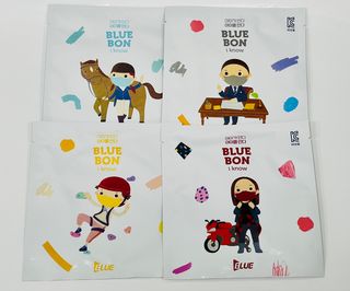 [블루 본 아이노우] 유아용 컬러마스크 40 PCS SET 2중 택 1 — 5점을 준 리뷰어가 2021년 4월 올린 사용 사진