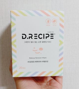 디레시피 세안이 필요없는 순한 클렌징 티슈 — 5점을 준 리뷰어가 2021년 1월 올린 사용 사진