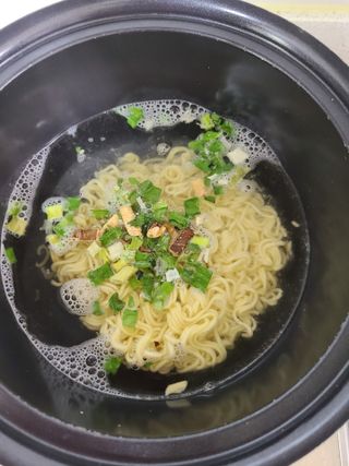 [풀무원] 자연은맛있다 정면, 백면, 홍면  세트 — 5점을 준 리뷰어가 2021년 4월 올린 사용 사진