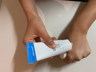 더마포레스트 마데카소사이드 리페어 크림,  모이스처라이징 아쿠아크림 — 4.5점을 준 리뷰어가 2021년 8월 올린 사용 사진