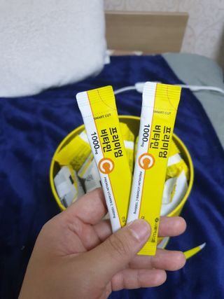 서울약사신협 프리미엄비타민C1000_2.5G x 100포 — 5점을 준 리뷰어가 2021년 1월 올린 사용 사진