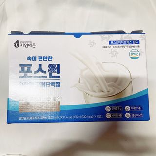 자연에온 마시는 프로틴 고함량 균형단백질 음료 포스틴 125ml 10개입 1BOX — 5점을 준 리뷰어가 2021년 5월 올린 사용 사진