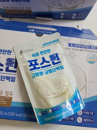 자연에온 마시는 프로틴 고함량 균형단백질 음료 포스틴 125ml 10개입 1BOX — 3.5점을 준 리뷰어가 2021년 3월 올린 사용 사진