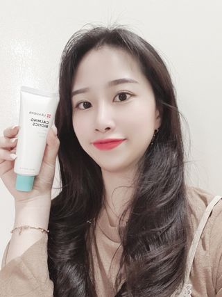 리더스코스메틱 리더스 카밍 바이오틱스 크림 마스크 — 5점을 준 리뷰어가 2021년 4월 올린 사용 사진