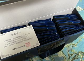 광동생활건강 [광동] 바르게 만든 녹용, 광동정녹청 30포. — 5점을 준 리뷰어가 2022년 1월 올린 사용 사진