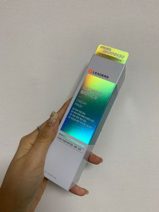 리더스코스메틱 리더스 카밍 바이오틱스 크림 마스크 — 5점을 준 리뷰어가 2021년 4월 올린 사용 사진