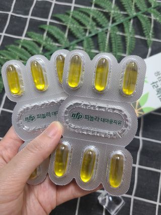 nfp 피놀라 대마종자유 — 5점을 준 리뷰어가 2021년 7월 올린 사용 사진