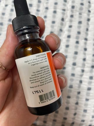 더마 사이언스 비타민 CCC 앰플 기미 브라이트닝 세럼 30ml — 5점을 준 리뷰어가 2021년 8월 올린 사용 사진