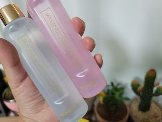 멈칫 X 최준 헤어 앤 바디미스트 소프트블루솝, 마젠타레이디 2종 — 5점을 준 리뷰어가 2021년 6월 올린 사용 사진