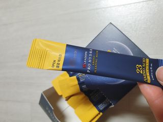 리더스코스메틱 리더스 프로 하이드라 아미노 슬리핑 마스크 — 4점을 준 리뷰어가 2021년 1월 올린 사용 사진
