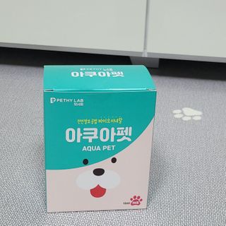 펫시랩 반려견용 액상 프리바이오틱스 아쿠아펫 — 5점을 준 리뷰어가 2021년 1월 올린 사용 사진