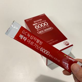 메타아르기닌 GC녹십자웰빙 메타 아르기닌 6000 플러스 오르니틴 — 4점을 준 리뷰어가 2022년 10월 올린 사용 사진