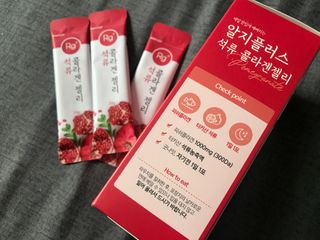 함초록 Rg+ 석류콜라겐젤리 — 4.5점을 준 리뷰어가 2021년 3월 올린 사용 사진