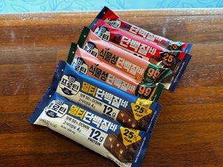 이지프로틴바 3종x각 2ea (고단백질바, 멀티단백질바, 식물성단백질바) — 5점을 준 리뷰어가 2024년 3월 올린 사용 사진
