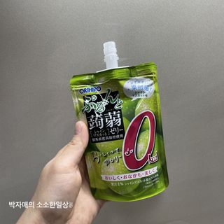 ORIHIRO 오리히로 곤약젤리 제로칼로리 130g 4종 4팩(맛별로 1팩씩) — 5점을 준 리뷰어가 2023년 1월 올린 사용 사진