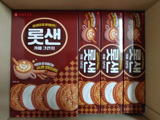 롯데제과 롯샌 카페크런치 — 5점을 준 리뷰어가 2021년 10월 올린 사용 사진