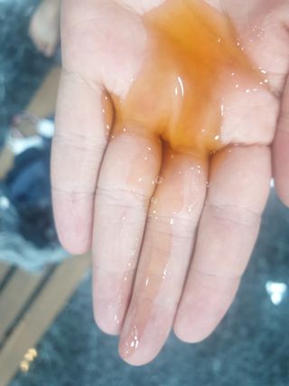 체코 비건화장품 마뉴팍투라 향좋은 맥주 샤워젤 (300ml) — 5점을 준 리뷰어가 2022년 6월 올린 사용 사진