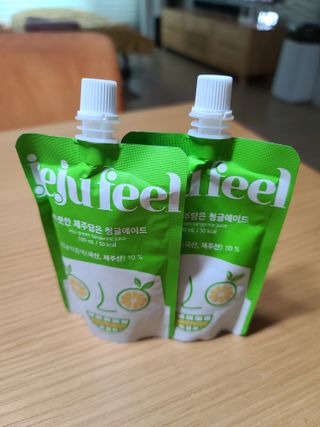 JEJUFEEL 풋풋한 제주담은 청귤에이드 — 5점을 준 리뷰어가 2022년 10월 올린 사용 사진