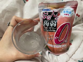 ORIHIRO 오리히로 곤약젤리 제로칼로리 130g 4종 4팩(맛별로 1팩씩) — 4점을 준 리뷰어가 2022년 12월 올린 사용 사진