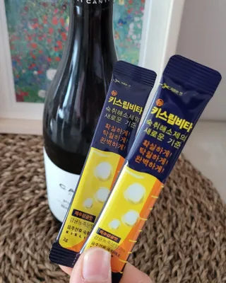 [키스립] 근본적인 숙취원인 해결 숙취해소제 뉴키스립비타 — 5점을 준 리뷰어가 2022년 2월 올린 사용 사진