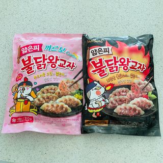 삼양냉동 [삼양] 얇은피불닭왕교자+얇은피까르보불닭왕교자 총4팩 — 5점을 준 리뷰어가 2021년 2월 올린 사용 사진