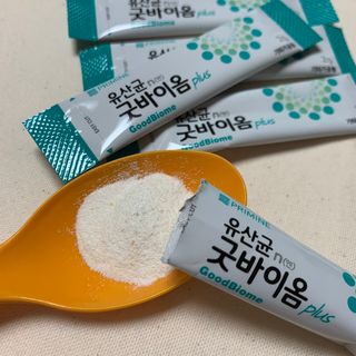 프리마인 유산균 국가지정연구소 선정, 살아있는 생유산균 200억 마리의 힘. 유산균n굿바이옴플러스 — 5점을 준 리뷰어가 2021년 10월 올린 사용 사진