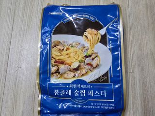 *구매평/프레시지 최현석의 봉골레 술찜 파스타 (냉동) — 5점을 준 리뷰어가 2025년 7월 올린 사용 사진