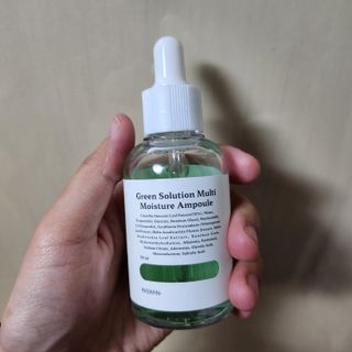 [녹산] 그린 솔루션 멀티 수분 앰플 + 그린 솔루션 멀티 수분크림 — 5점을 준 리뷰어가 2022년 10월 올린 사용 사진