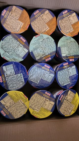 NISSIN 닛신 컵누들  4종 - 씨푸드오리지날, 씨푸드 스파이시, 씨푸드 커리, 씨푸드 XO소스 — 5점을 준 리뷰어가 2022년 4월 올린 사용 사진