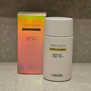 아이레시피 모이스트터치 스포츠 선밀크 50ml (SPF50+ PA+++) — 5점을 준 리뷰어가 2023년 6월 올린 사용 사진