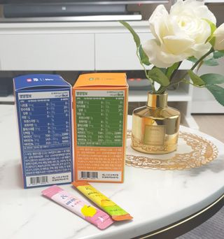 비타앤C 레몬맛, 망고맛 — 5점을 준 리뷰어가 2021년 6월 올린 사용 사진