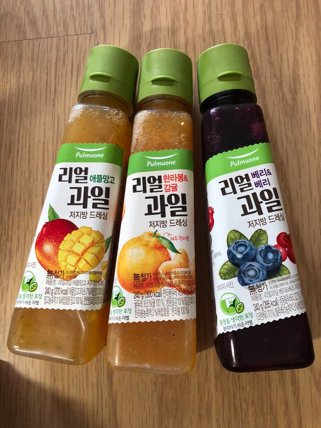 [풀무원] 리얼 과일  저지방 드레싱 240g 3종 리뷰 사진