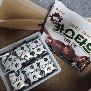롯데제과 까망카스타드 더블초코 — 5점을 준 리뷰어가 2021년 5월 올린 사용 사진
