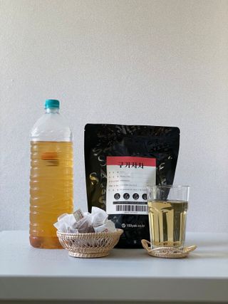 산그리메 국내산 구기자차 100티백 대용량 삼각티백차 — 5점을 준 리뷰어가 2021년 7월 올린 사용 사진