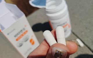 프리마인 성큼다가온 봄, 이너뷰티를 챙겨야 피부도 화사하게, 컨디션도 활기차게. 흡수율을 높인 고효율 비타민. — 5점을 준 리뷰어가 2022년 4월 올린 사용 사진