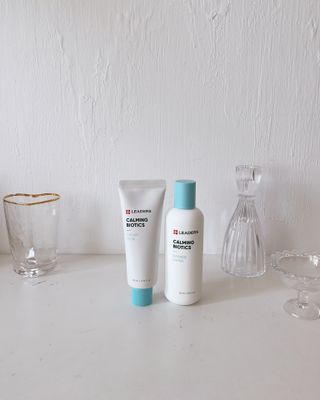 리더스코스메틱 리더스 카밍 바이오틱스 #1등 진정 기획세트 [에센스 워터150ml + 크림 마스크80ml] — 4.5점을 준 리뷰어가 2022년 9월 올린 사용 사진