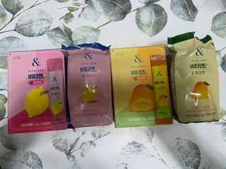 비타앤C 레몬맛, 망고맛 — 5점을 준 리뷰어가 2021년 7월 올린 사용 사진