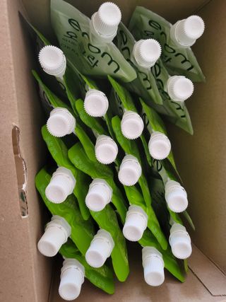 [이롬] 오크라 마시는 뷰티드링크 100mL x 20입 — 4점을 준 리뷰어가 2022년 7월 올린 사용 사진
