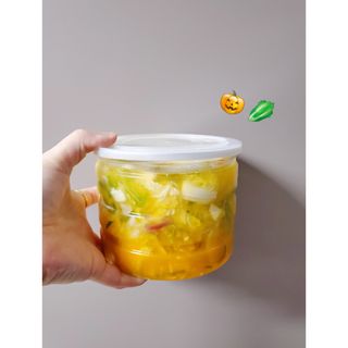 셰프애찬 단호박 백김치 1kg — 5점을 준 리뷰어가 2022년 10월 올린 사용 사진