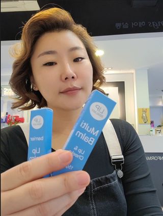 [립빠미] 립앤칙스 멀티밤 + 베리어립밤 2종 — 5점을 준 리뷰어가 2021년 9월 올린 사용 사진
