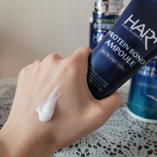 헤어플러스 단백질탈모샴푸 500ml+단백질본드앰플 145ml — 5점을 준 리뷰어가 2021년 3월 올린 사용 사진