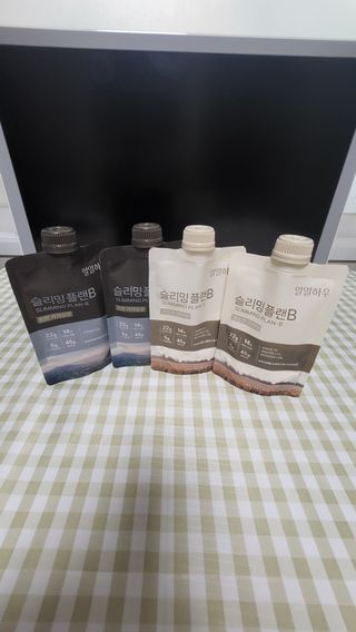 일일하우 슬리밍 플랜B 고소한 귀리맛, 진한 카카오맛 (체중조절식) — 4점을 준 리뷰어가 2023년 7월 올린 사용 사진