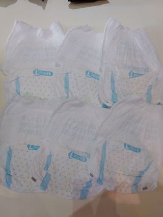 오브맘 밤 프리미엄 아기 기저귀 팬티형 밴드형 — 5점을 준 리뷰어가 2021년 1월 올린 사용 사진