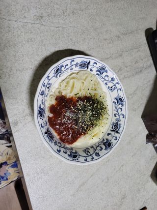 [한면원] 비빔국수 2인분 — 5점을 준 리뷰어가 2022년 8월 올린 사용 사진