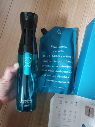 코박 스프레이 살균수  500ml 세트 — 5점을 준 리뷰어가 2022년 6월 올린 사용 사진
